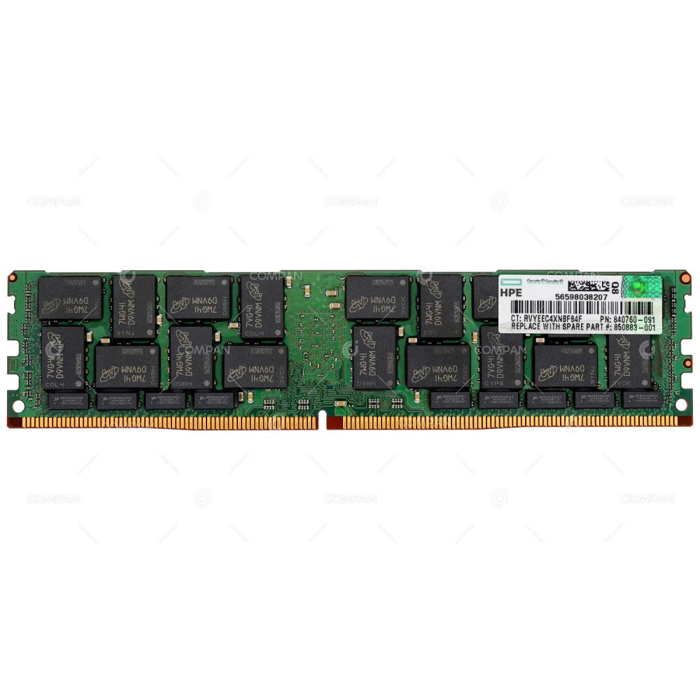 840760-091  HPE 128GB 2S4RX4 PC4-2666V-L DDR4 2666MHZ LOAD REDUCED DUAL IN LINE MEMORY MODULE LRDIMM
