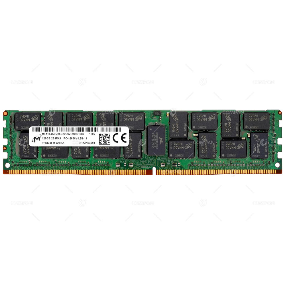 840760-091  HPE 128GB 2S4RX4 PC4-2666V-L DDR4 2666MHZ LOAD REDUCED DUAL IN LINE MEMORY MODULE LRDIMM