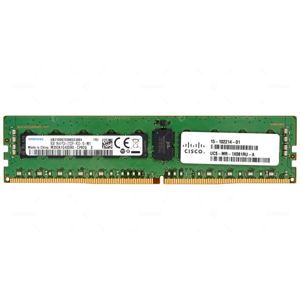 15-102214-01 CISCO DDR4 8GB 1RX4 PC4-17000 2133MHZ RDIMM