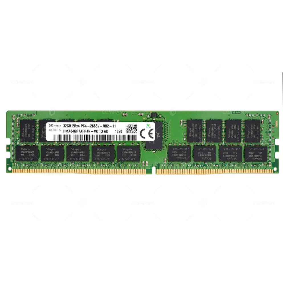 840758-191 HP MEMORY 32GB 2RX4 PC4 21300 DDR4 868843-001, HMA84GR7AFR4N-VK