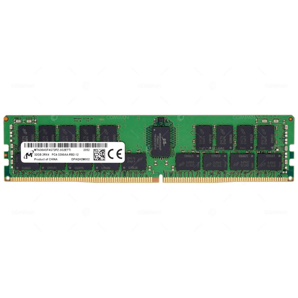 MTA36ASF4G72PZ-3G2E7 MICRON MEMORY 32GB 2RX4 PC4 25600 DDR4 3200 -