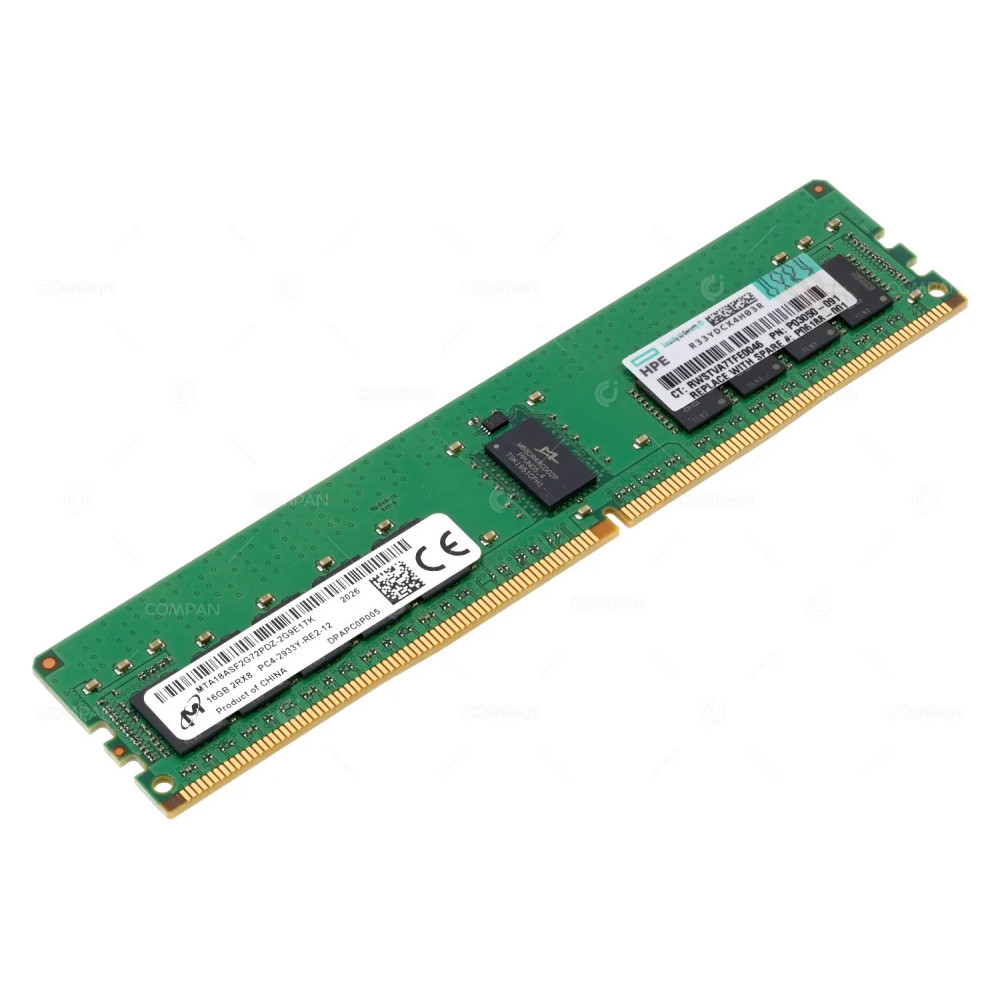 P03050-091 HP DDR4 16GB 2RX8 PC4-23466 2933MHZ RDIMM