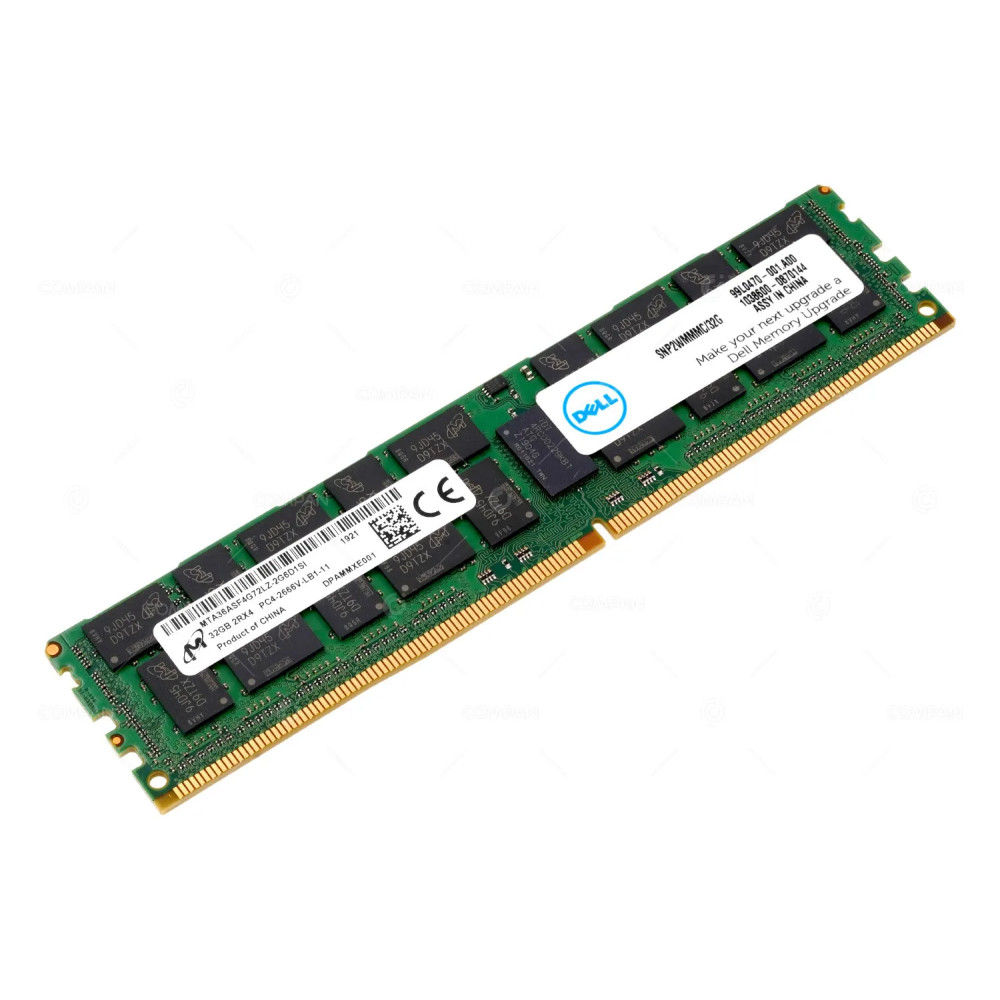SNP2WMMMC-32G DELL DDR4 32GB 2RX4 PC4-21333 2666MHZ LRDIMM