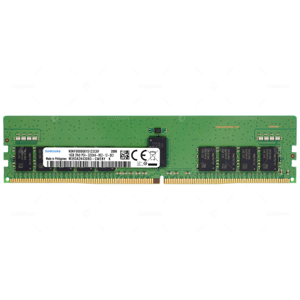 M393A2K43DB3-CWE  SAMSUNG DDR4 16GB 2RX8 PC4-25600 3200MHZ RDIMM CAS 22-22-22