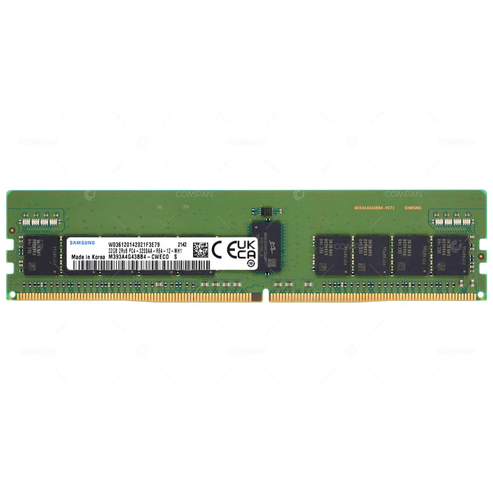 M393A4G43BB4-CWE  SAMSUNG DDR4 32GB 2RX8 PC4-25600 3200MHZ RDIMM CAS 22-22-22