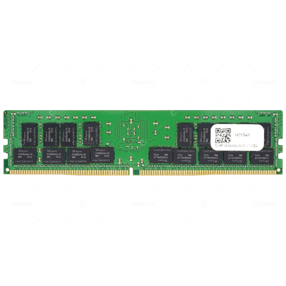8WKDY  DELL DDR4 32GB 2RX4 PC4-23466 2993MHZ RDIMM CAS 21-21-21