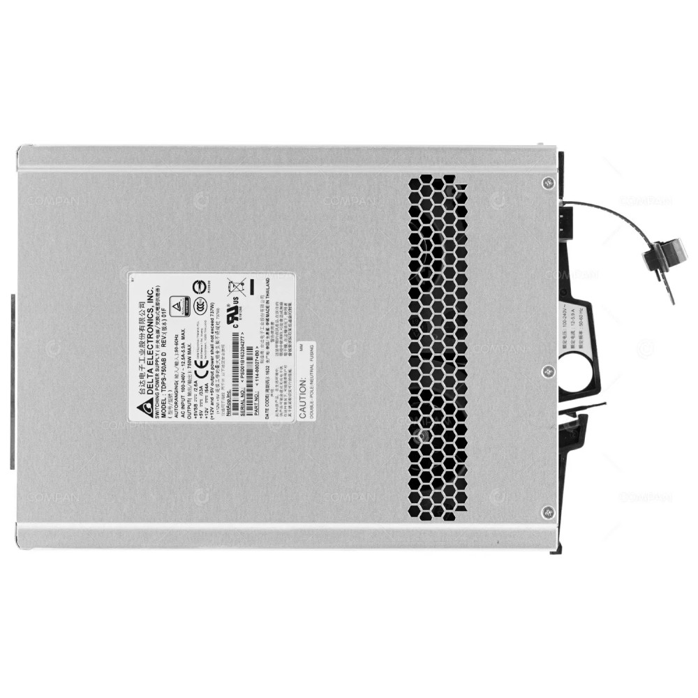 114-00027  NETAPP POWER SUPPLY 750W FOR DS2246 FAS2220 FAS2520 FAS2240-2, FAS2552