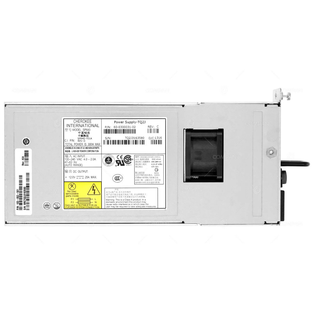 100-652-501  EMC POWER SUPPLY 300W FOR DS-5300
