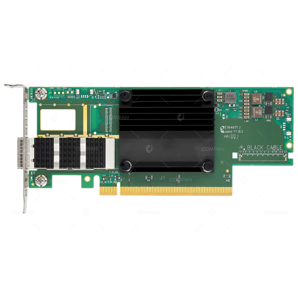 MCX653105A-ECAT  NVIDIA CONNECTX-6 SINGLE PORT 100GB HDR INFINIBAND / ETHERNET QSFP56 NETWORKING ADAPTER