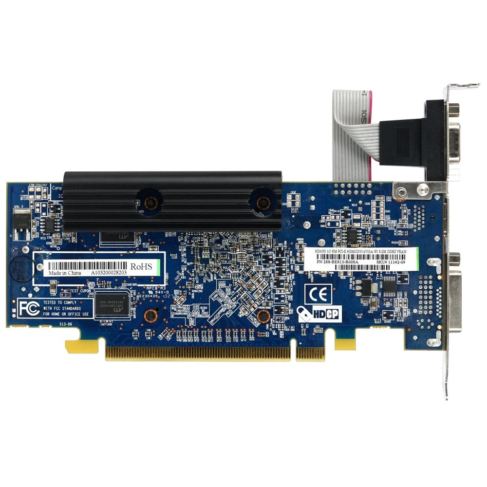 288-BES13-B00SA ATI RADEON HD4350 1G HM GRAPHICS CARD PCI-E HDMI DVI-I VGA 512M DDR2 VRAM 11142-09, HD4350