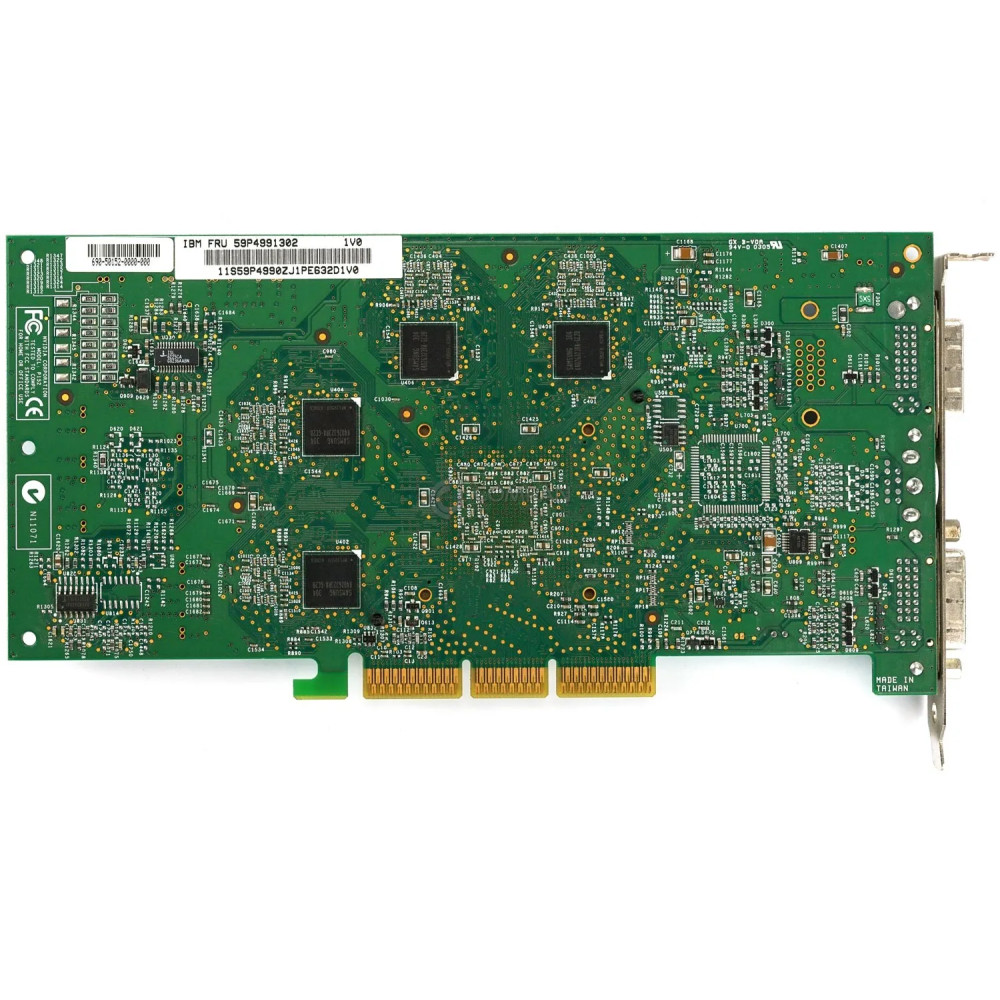 59P4991 IBM QUADRO4 980 XGL AGP 8X GRAPHICS VIDEO CARD 128MB 980XGL 59P4990