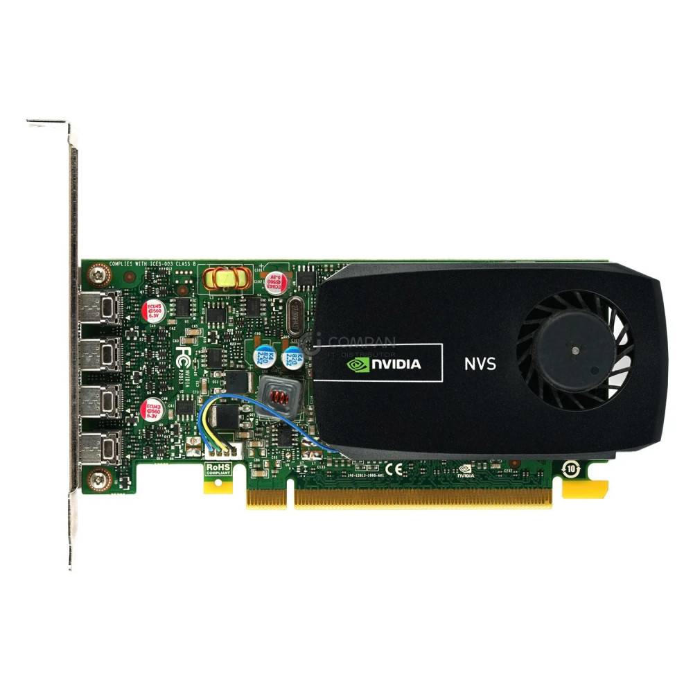 VCNVS510ATX-T PNY NVIDIA QUADRO NVS 510 ATX -T 2GB  PCIE  4XMINI DISPLAY PORT 699-52013-0500-120, 900-52013-1700-000