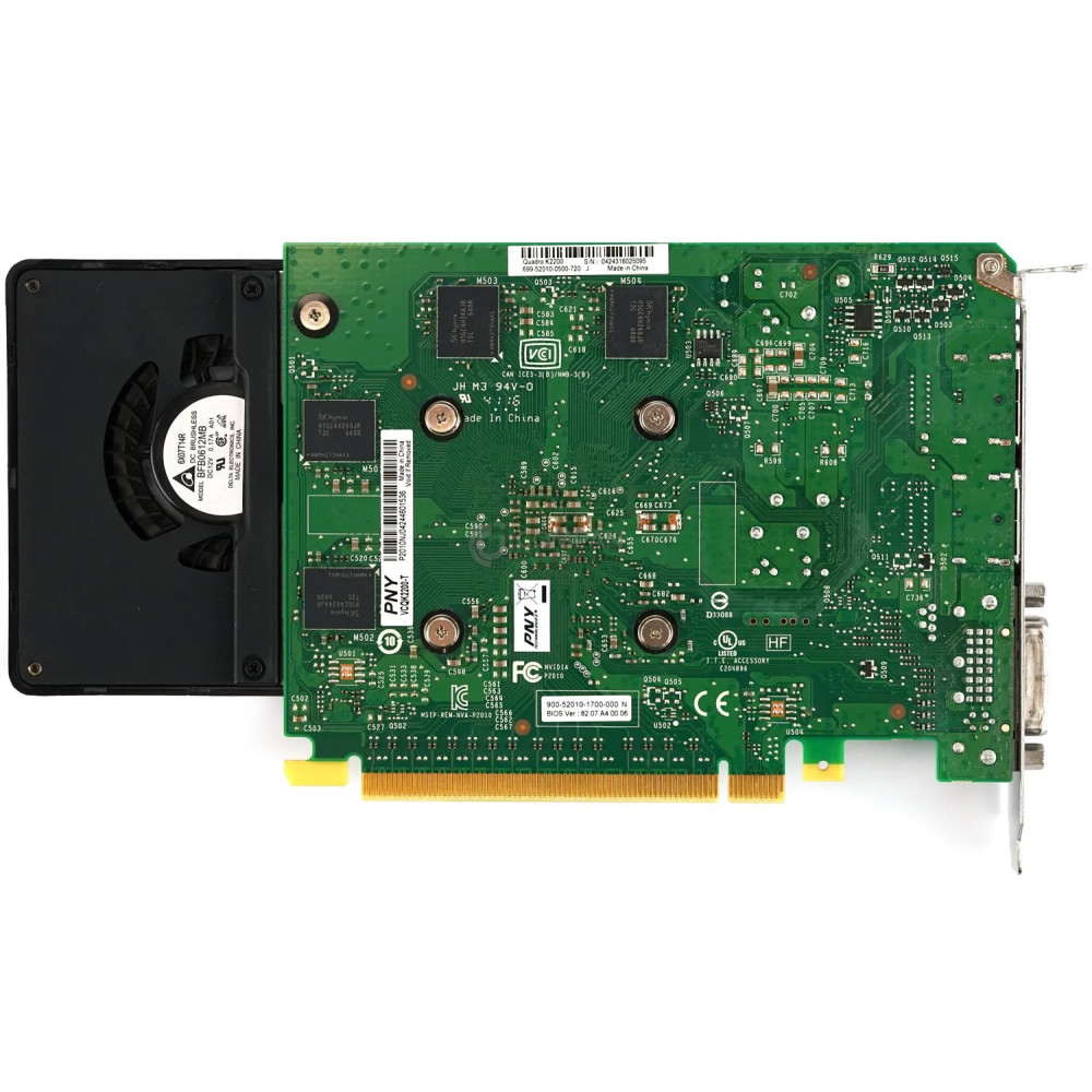 VCQK2200-T NVIDIA QUADRO K2200 4GB 128-BIT GDDR5 PCI-E GRAPHICS CARD -