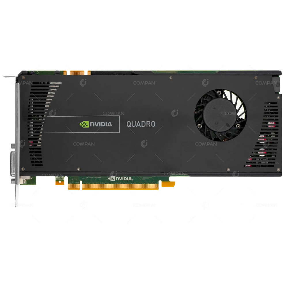 6WTYT  DELL NVIDIA QUADRO 4000 2GB GDDR5 1X DVI 2X DP PCIE 2.0 X16 GPU
