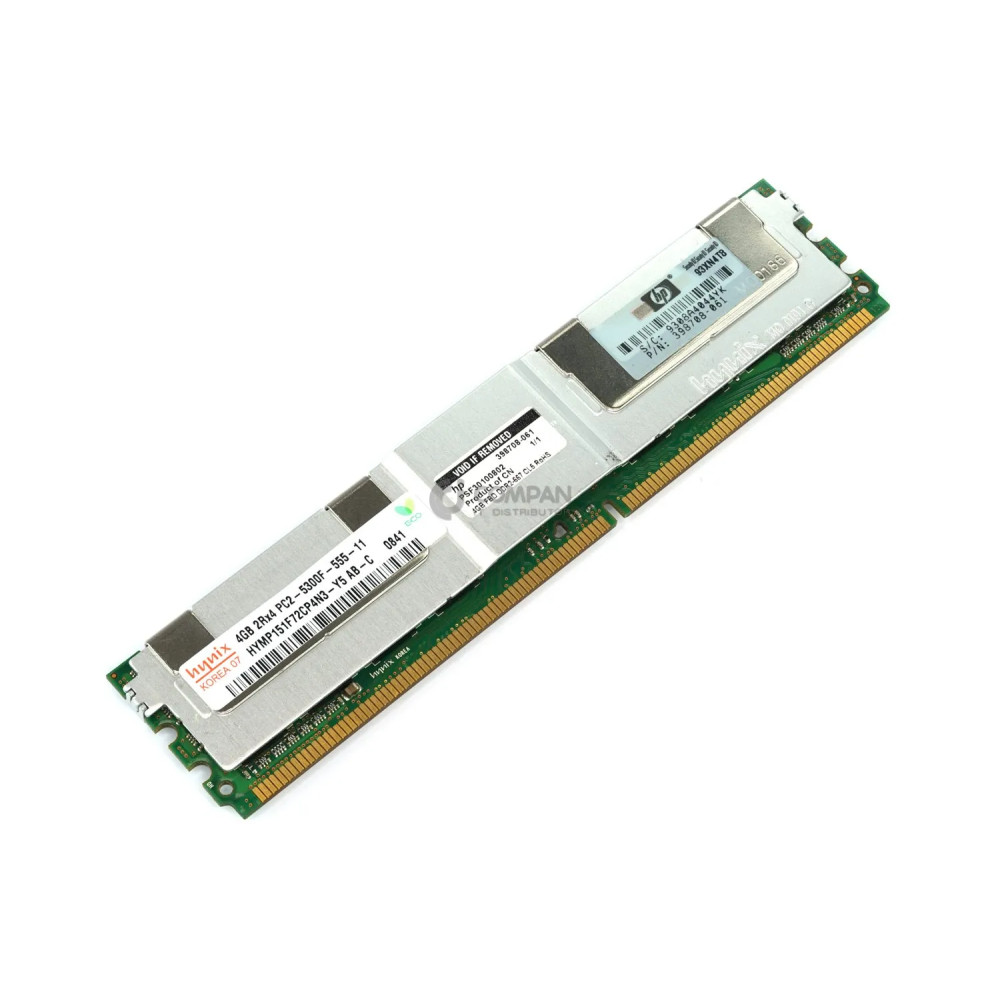 398708-061 HP DDR2 4GB 2RX4 PC2-5300 667MHZ RDIMM CAS 5-5-5