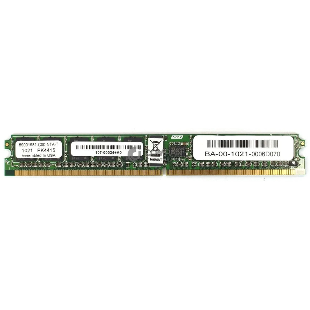107-00034 NETAPP 1GB ECC MEMORY FOR FAS2020 - 107-00034+A0