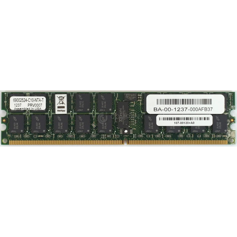 107-00120 NETAPP 4GB ECC MEMORY FOR FAS3250 FAS3270 - 107-00120+A0, 69002524-C10-NTA-T