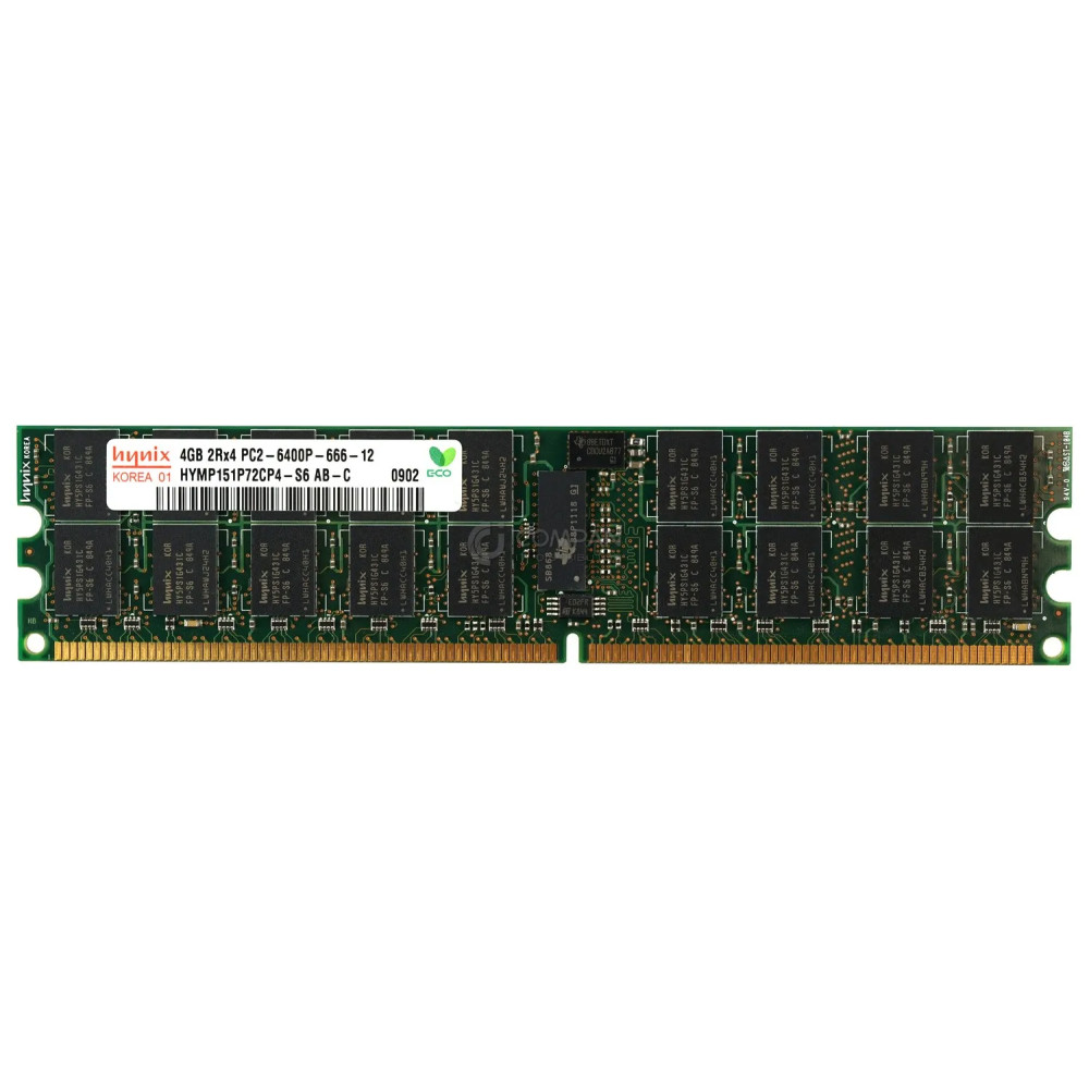 HYMP151P72CP4-S6 HYNIX DDR2 MEMORY 4GB 800 MHz 2RX4 PC2-6400P
