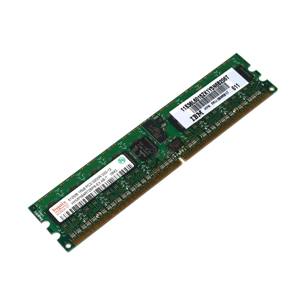 39M5817 IBM MEMORY 512MB 1RX8 PC2 3200R DDR2 38L6015
