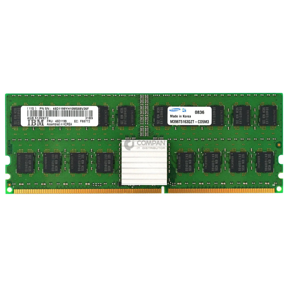 45D1199 IBM MEMORY 4GB PC2-4200  DDR2  FOR POWER6 - M396T5163QZT-CD5M3