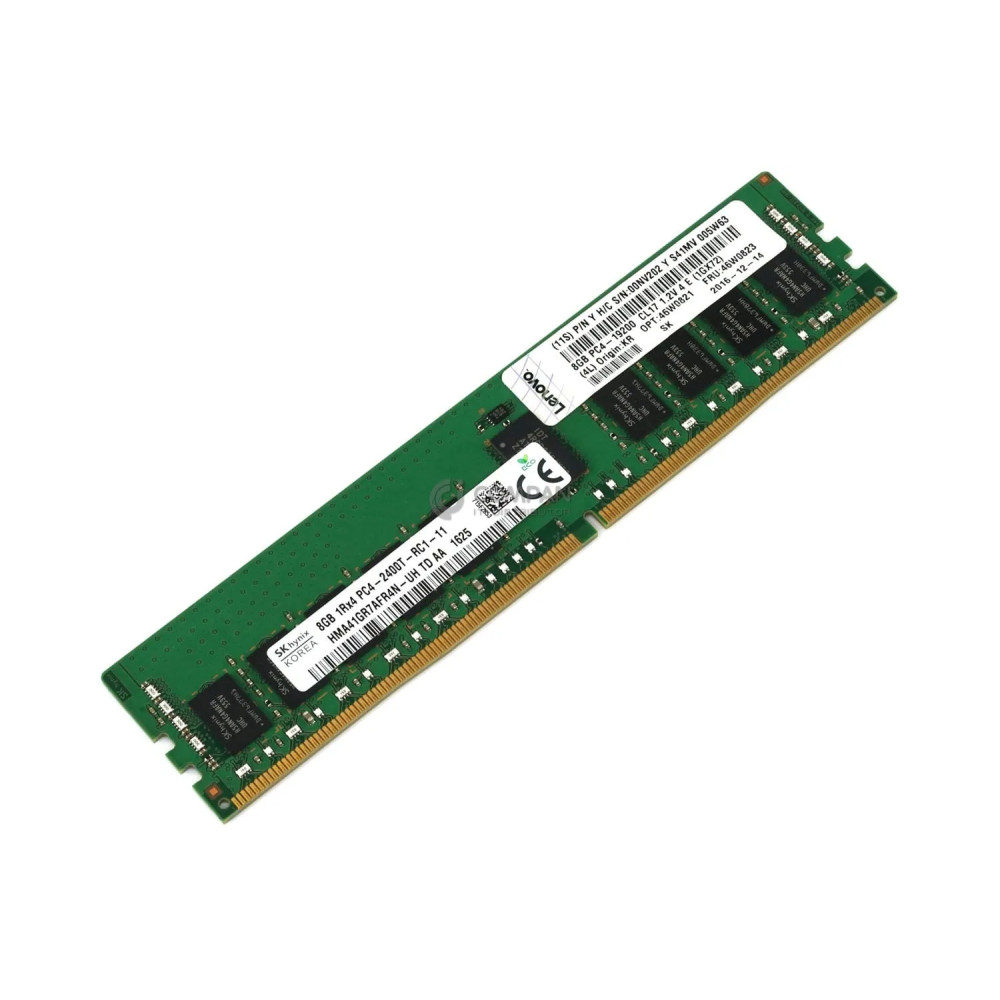 46W0823 LENOVO MEMORY 8GB 1RX4 PC4 2400T 2400MHZ