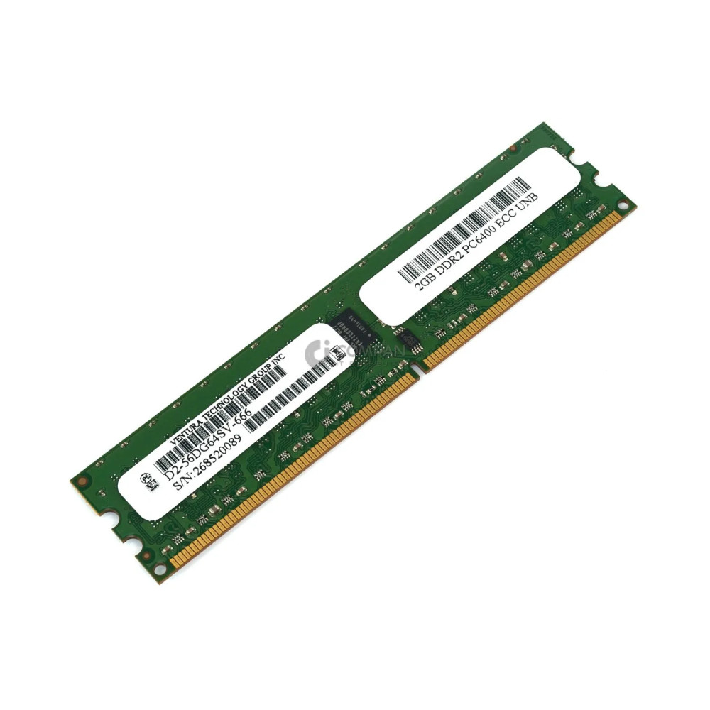 D2-56DG64SV-666 VENTURA MEMORY 2GB PC6400 DDR2 - QBLUSX350025-01