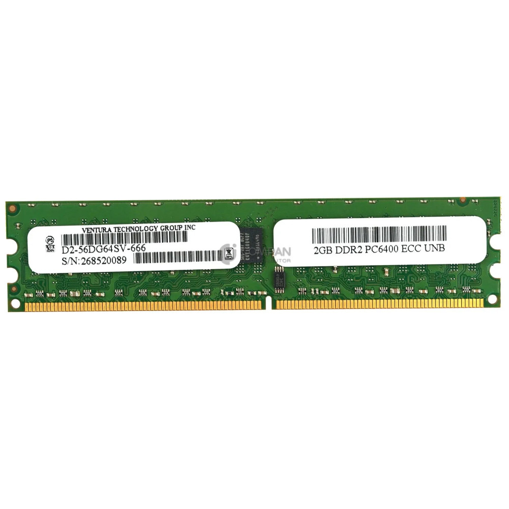 D2-56DG64SV-666 VENTURA MEMORY 2GB PC6400 DDR2 - QBLUSX350025-01