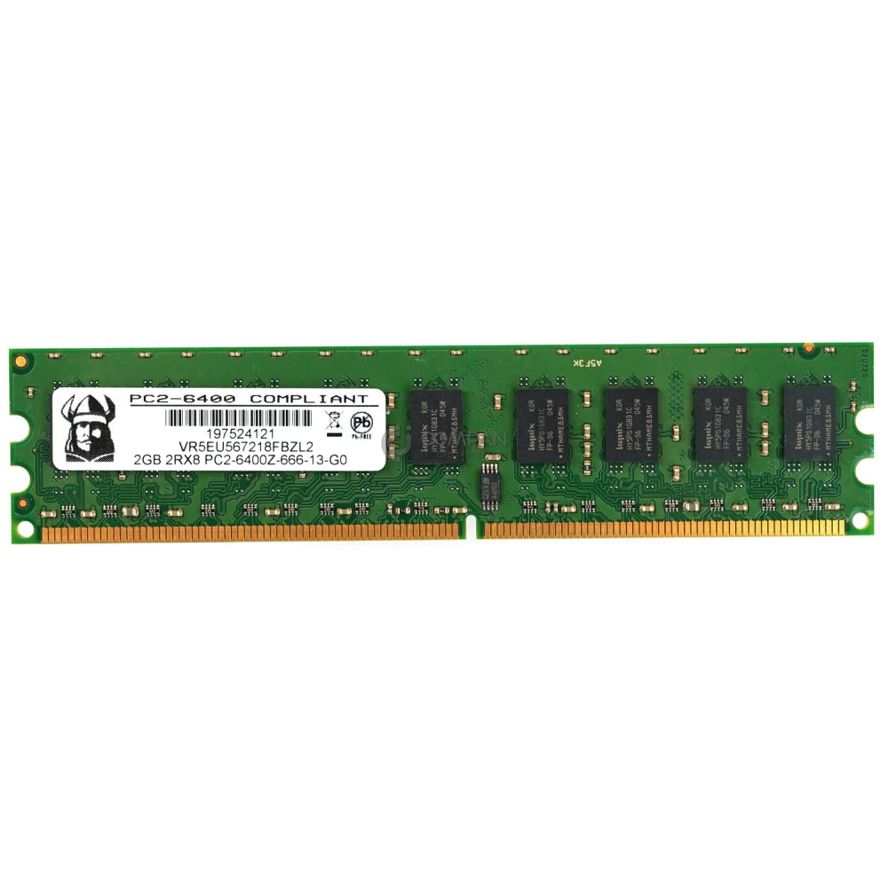 VR5EU567218FBZL2 COMPLIANT MEMORY 2GB 2RX8 PC2-6400Z  DDR2