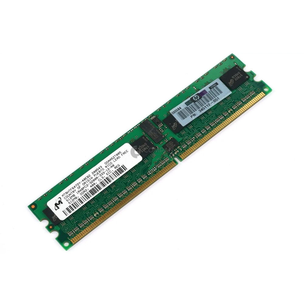 345112-051 HP MEMORY 512MB PC2-3200R DDR2