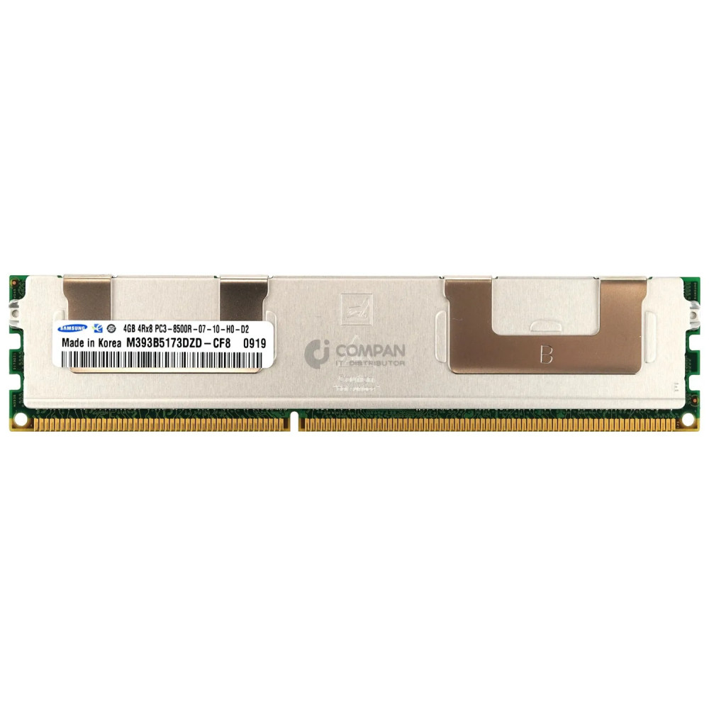 M393B5173DZD-CF8 SAMSUNG MEMORY 4GB 4RX8 PC3 8500R DDR3