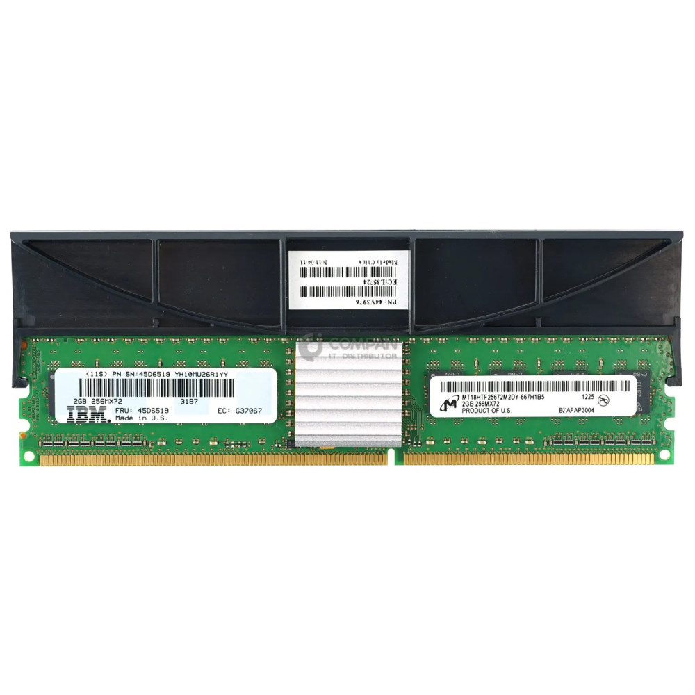 45D6519 IBM 2GB PC2-5300 MEMORY FOR POWER SERIES - 44V3976