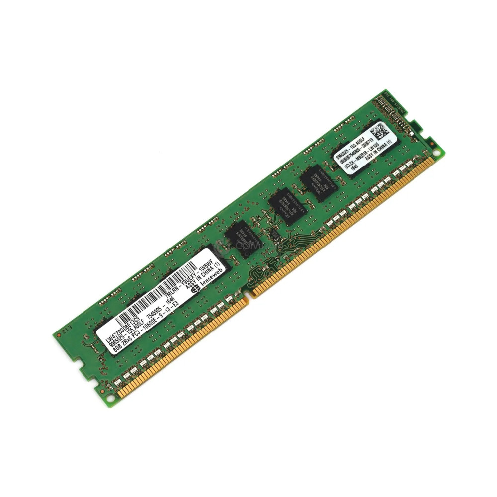 9965525-155-A00LF KINGSTON MEMORY 8GB 2RX8 PC3-10600E DDR3 - 9965525-155.A00LF, LW472D3D8E13C9
