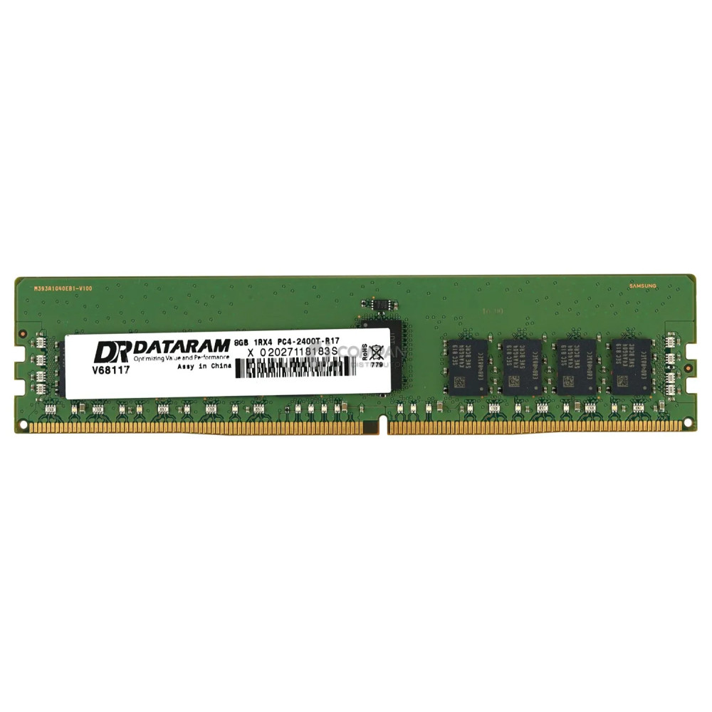 V68117 DATARAM MEMORY 8GB 1RX4 PC4 2400T DDR4 19200T