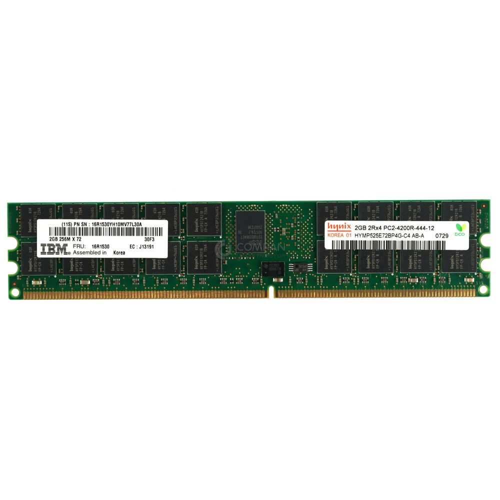 16R1530 IBM MEMORY 2GB 2RX4 PC2-4200R DDR2 - HYMP525E72BP4G-C4