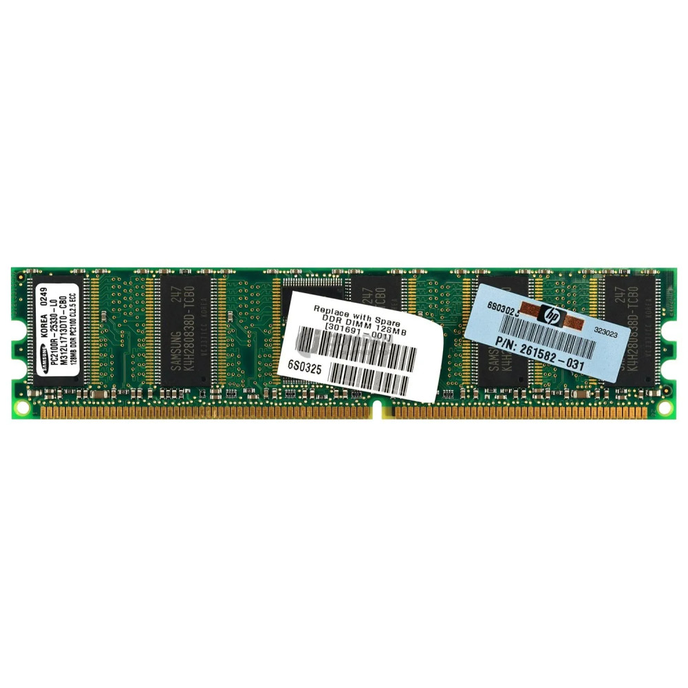 301691-001 HP 128MB DDR1 PC2100R MEMORY - 261582-031