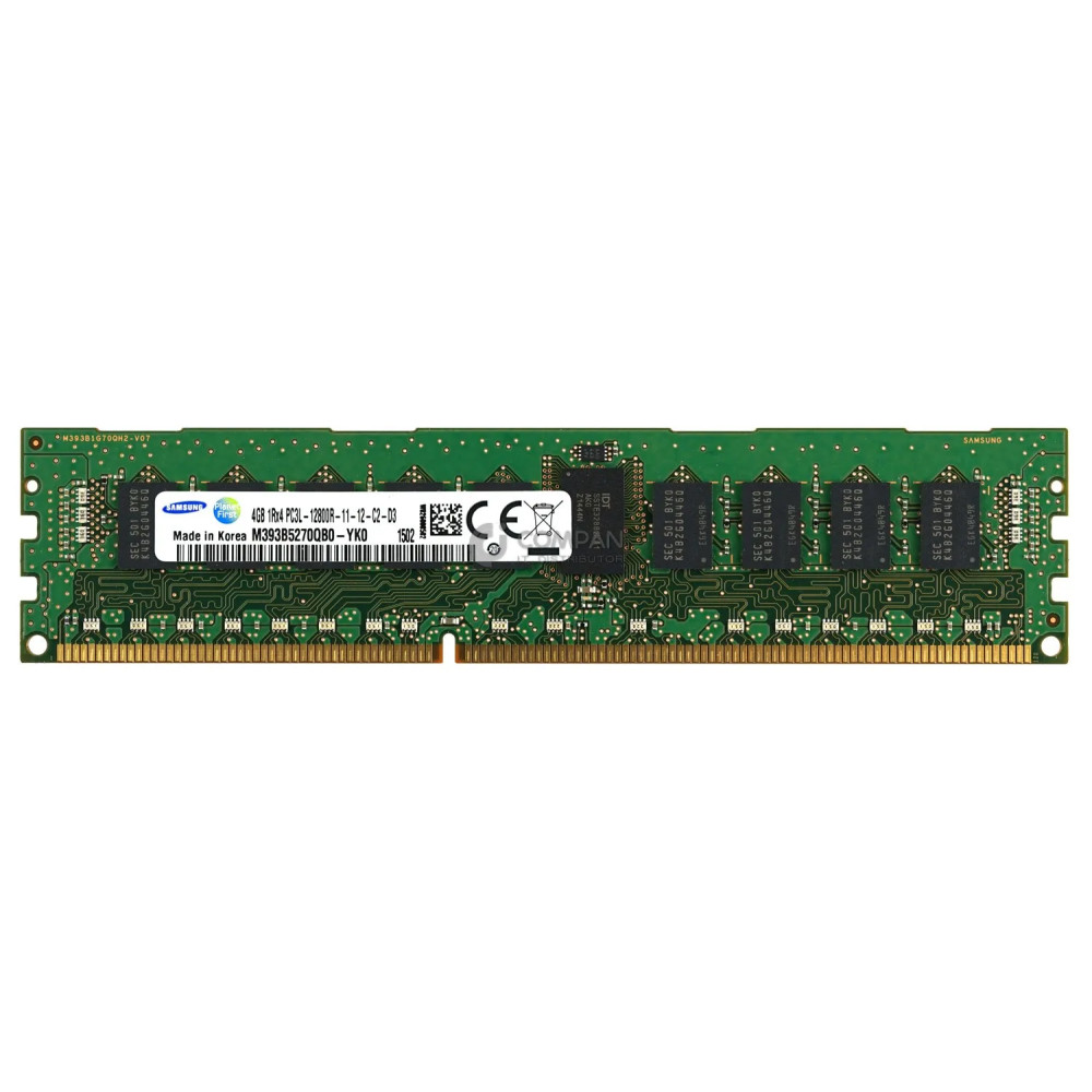 M393B5270QB0-YK0 SAMSUNG MEMORY 4GB 1RX4 PC3L 12800R DDR3