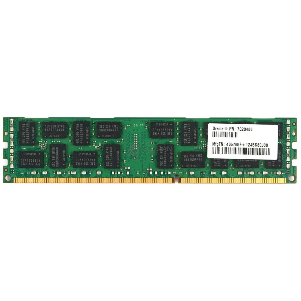 7020486 SUN ORACLE 8GB 2RX4 PC3L 12800R 1600MHZ DIMM MEMORY