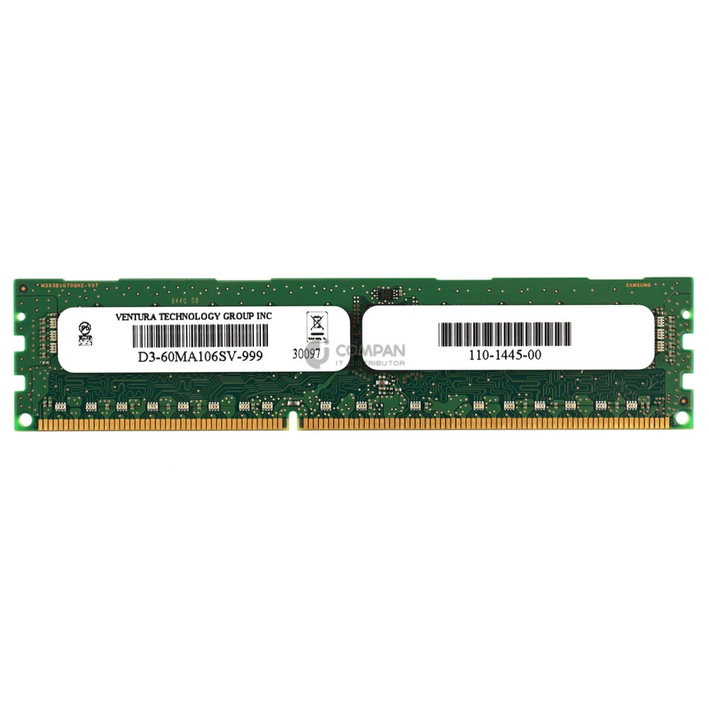 110-1445-00 VENTURA 8GB PC3-10600 MEMORY - D3-60MA106SV-999
