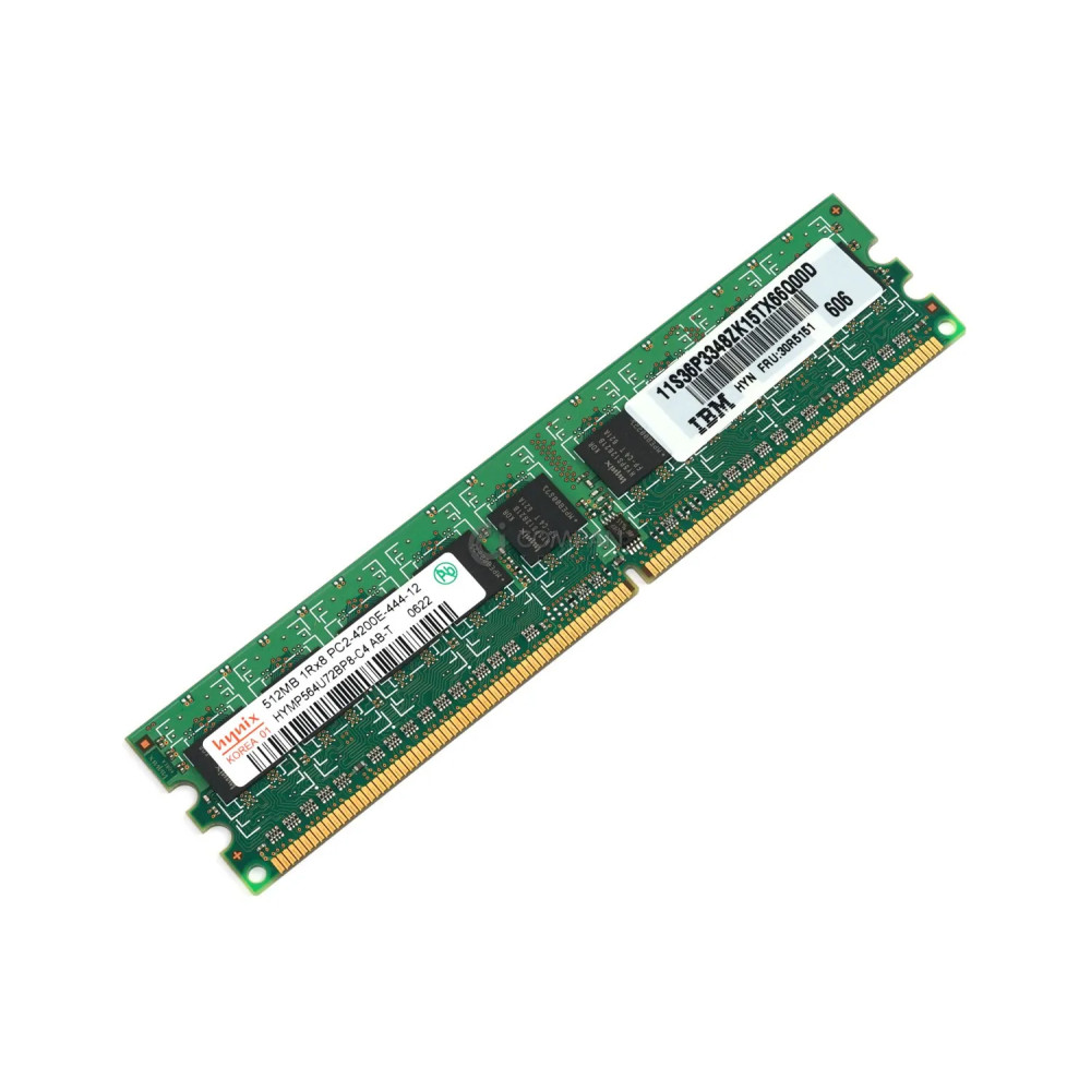 30R5151 IBM MEMORY 512MB 1RX8 PC2-4200E DDR2 - HYMP564U72BP8-C4