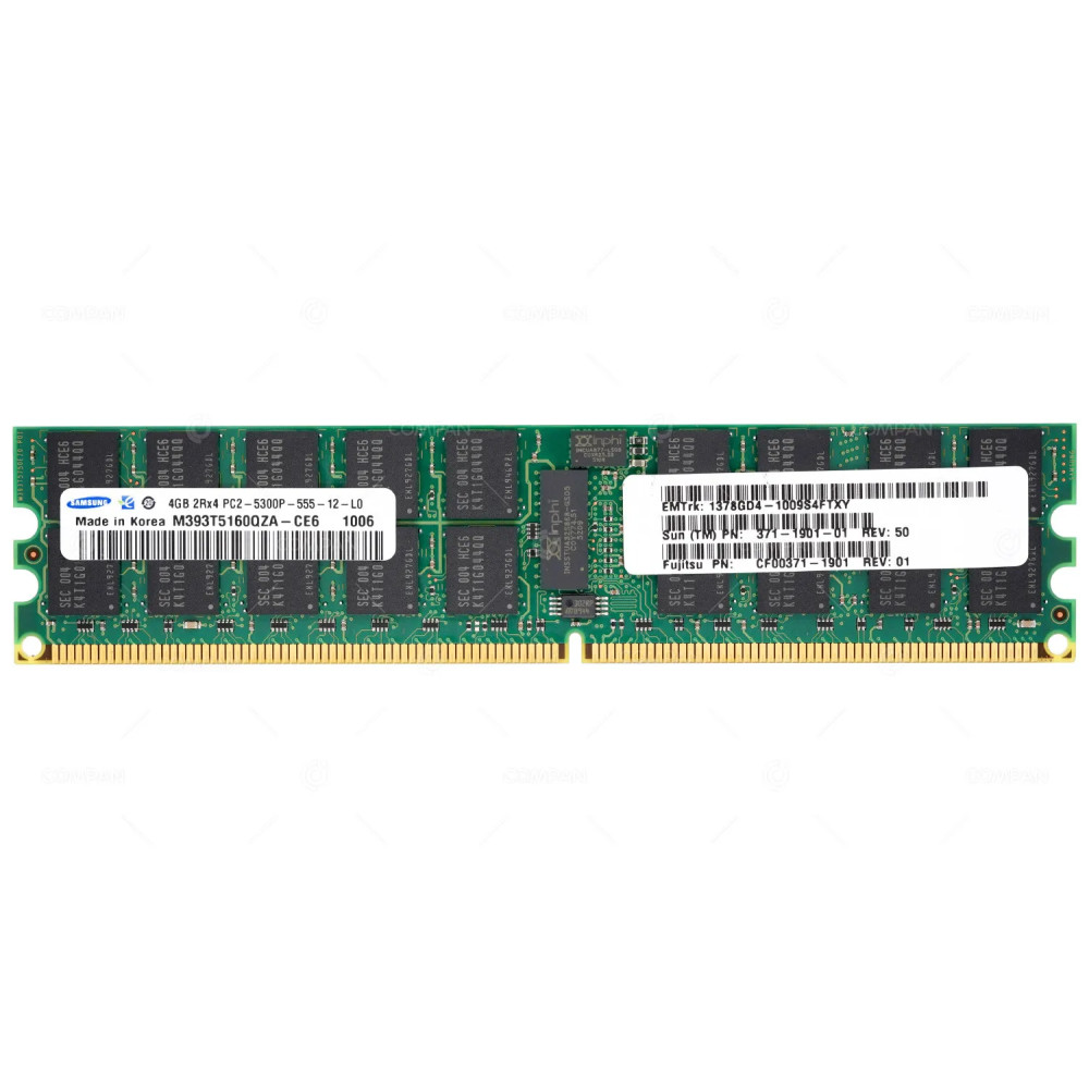371-1901-01 SUN SPARC 4GB 2RX4 PC2 5300P MEMORY FOR M4000 M5000 - CF00371-1901
