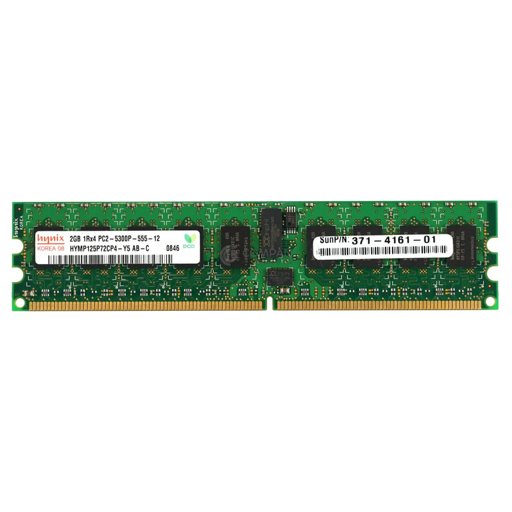 371-4161-01 SUN MEMORY 2GB 1RX4 PC2-5300P DDR2 - HYMP125P72CP4-Y5