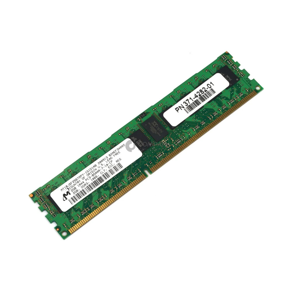 371-4282-01 SUN MEMORY 2GB 1RX4 PC3 8500R DDR3 - M393B5670DZ1-CF8, MT18JSF25672PY-1G1D1