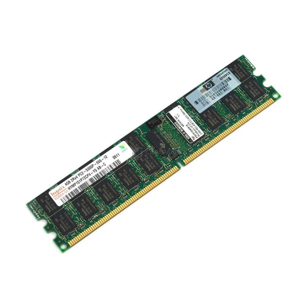 487005-061 HP MEMORY 4GB 2RX4 PC2 5300P DDR2 - 487945-001, 483401-B21