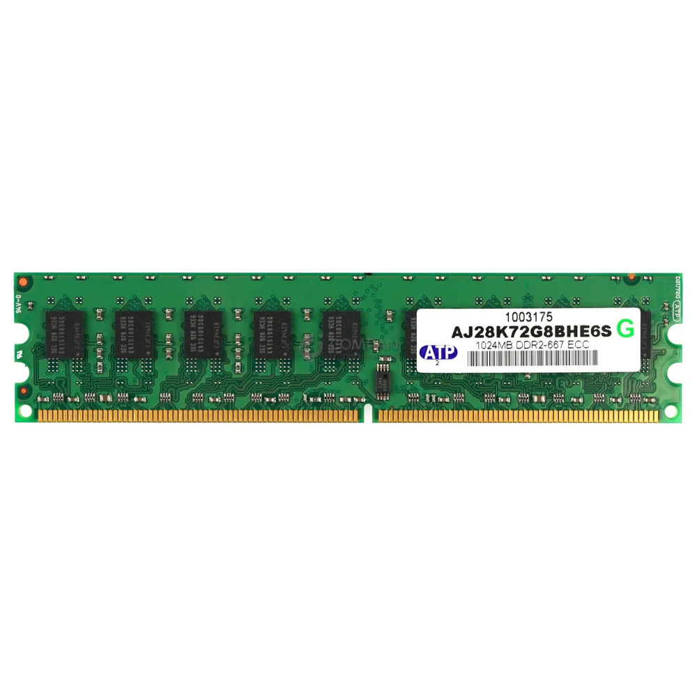 AJ28K72G8BHE6S ATP  ELECTRONICS MEMORY 1024 MB PC2 5300P DDR2-667 ECC - 1003175