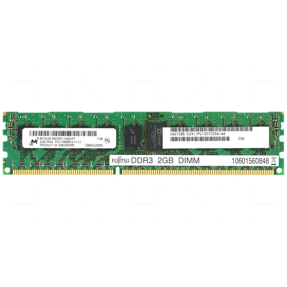 CA07295-E241 FUJITSU MEMORY 2GB 1RX4 PC3 10600R DDR3 FOR DX410 S2 -