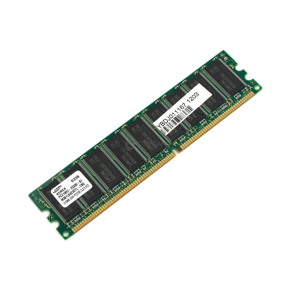 M381L6423DTL-CB0 SAMSUNG MEMORY 512MB PC2100U-25330-B1 DDR
