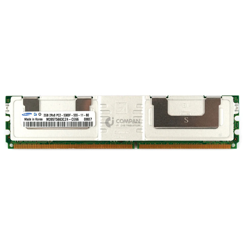 M395T5663CZ4-CE66 SAMSUNG MEMORY 2GB 2RX8 PC2 5300F DDR2