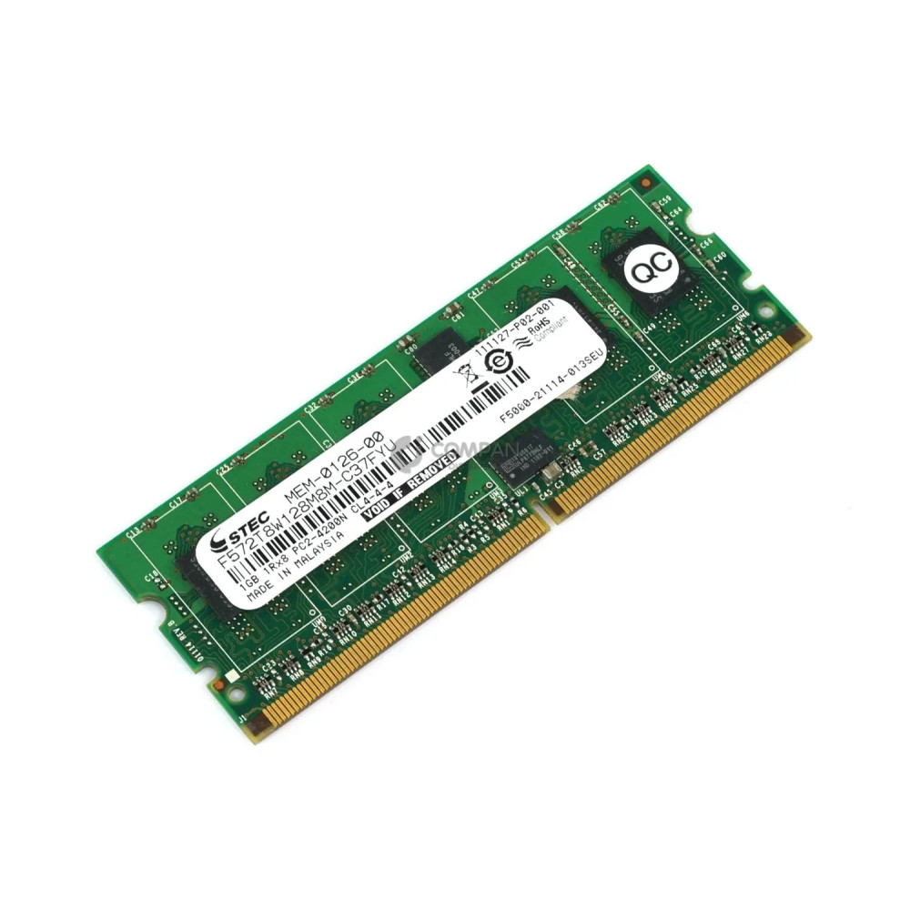 MEM-0126-00 STEC MEMORY 1GB 1RX8 PC2 4200N -  F572T8W128M8M-C37FYU