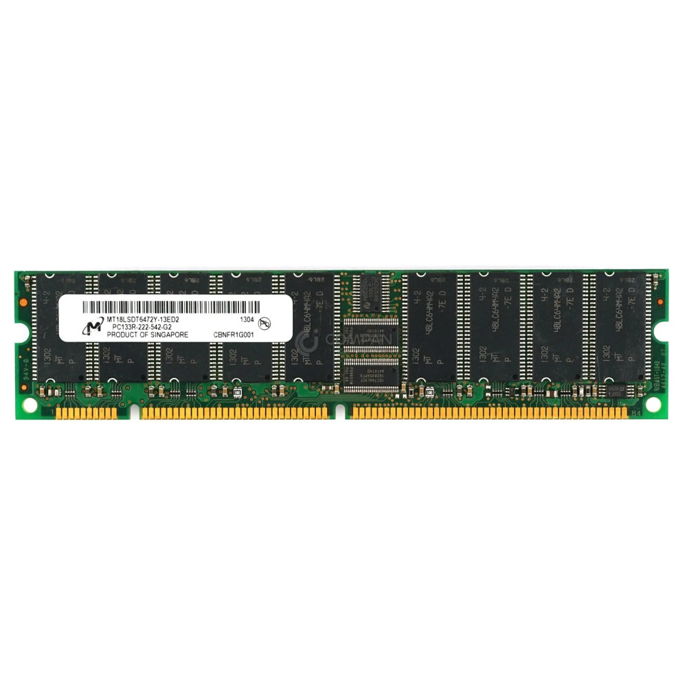 MT18LSDT6472Y-13ED2 MICRON MEMORY 512MB PC133R CL2 DDR