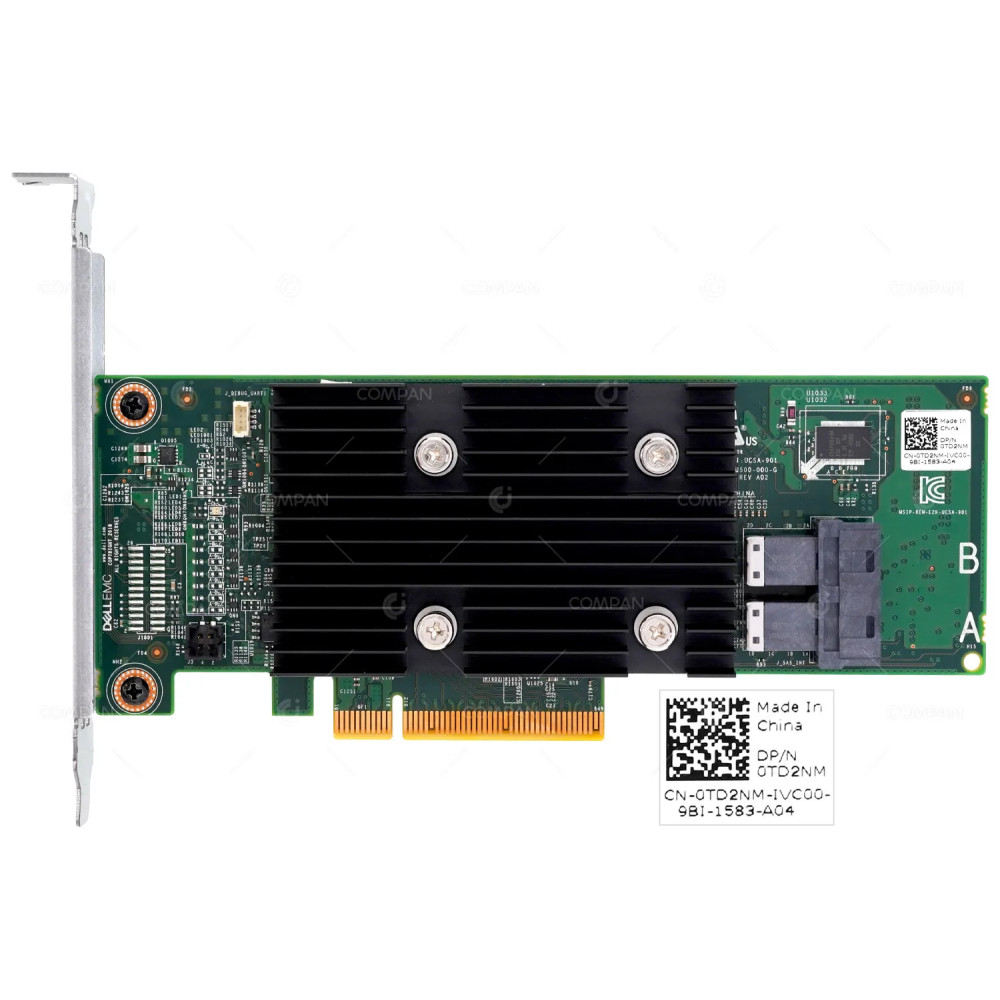 TD2NM DELL PERC H330+ 12GB LOW PROFILE SAS RAID CONTROLLER LOW PROFILE FOR R740 0TD2NM LP